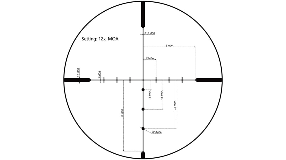 EDEMO Viridian OpticsPlanet Exclusive Venta 4-12x40mm Rifle Scope 1in SFP, BDC Reticle, MOA, 981-0032, EDEMO1