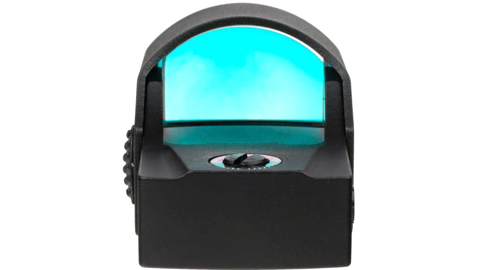 OpticsPlanet Exclusive Red Dot Mini Reflex Sight, 5 MOA Dot, Black, 12132
