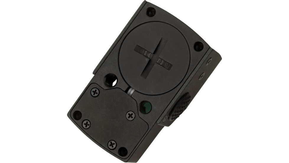 OpticsPlanet Exclusive Red Dot Mini Reflex Sight, 5 MOA Dot, Black, 12132