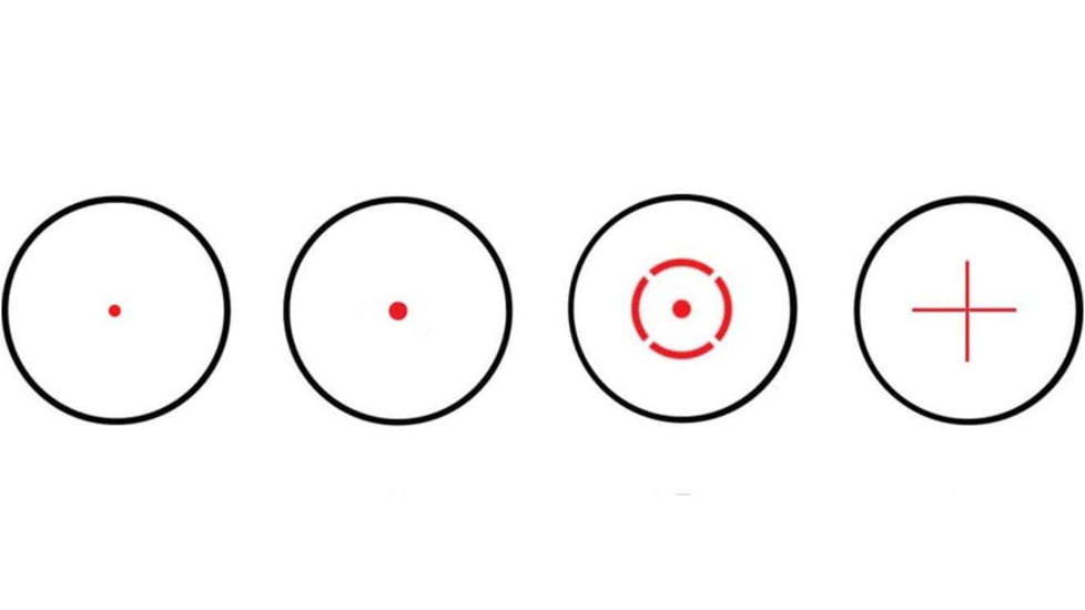 Optima 1x22x33mm Open Reflex Sight, Black, Medium, HA90531