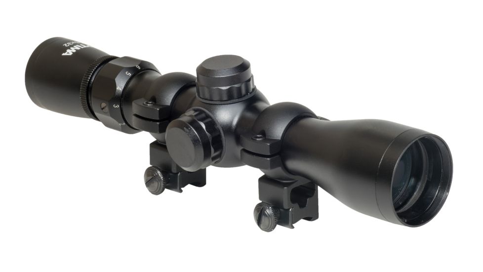 Optima 2-6x32 Pistol Rifle Scope, Black, Small, HA90503, EDEMO1