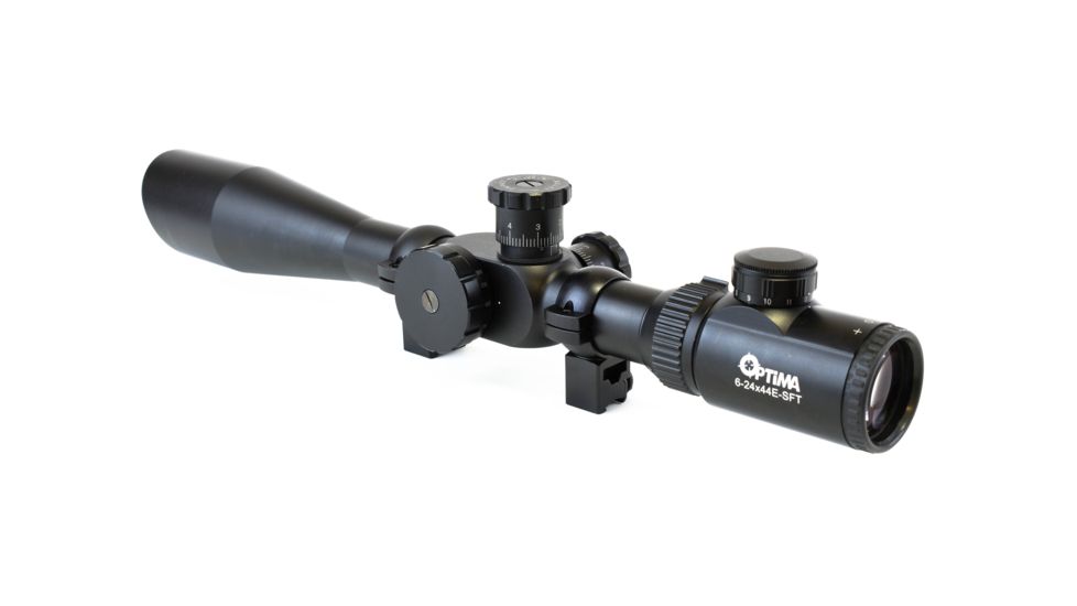 Optima 6-24x44 E-SFT Rifle Scope, Black, Large, HA90508