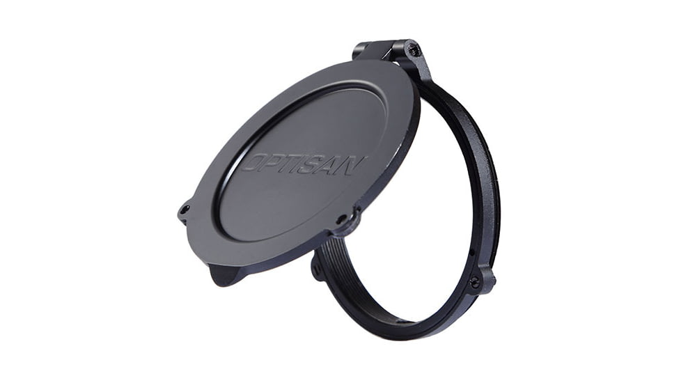 Optisan Precision Sports Optics EVXMFCJ44 EVX Metal Flip Up Covers, Objective 44mm, Black, 37555