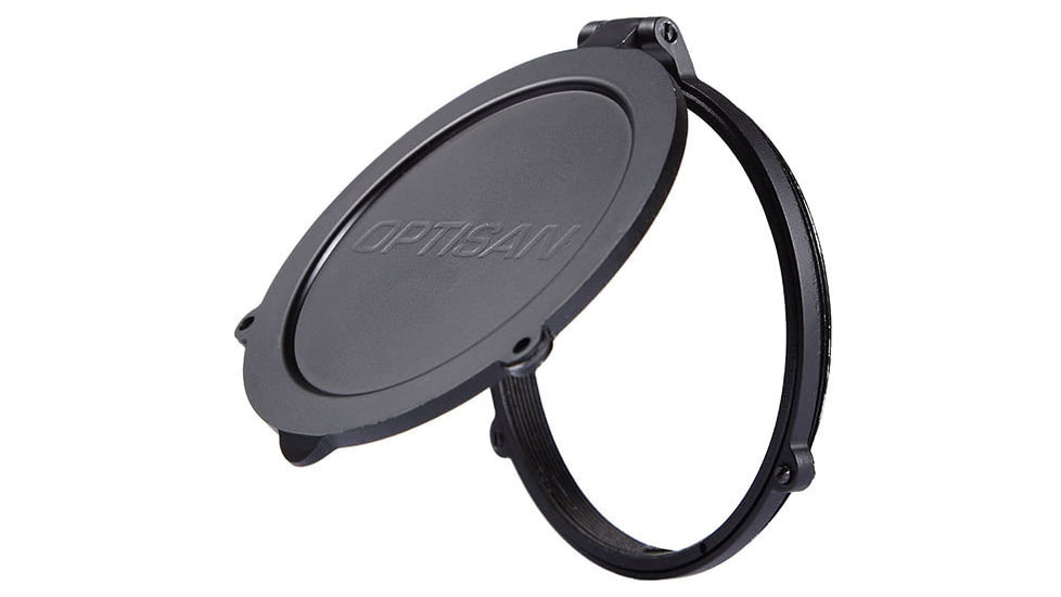 Optisan Precision Sports Optics EVXMFCJ56 EVX Metal Flip Up Covers, Objective 56mm, Black, 37557