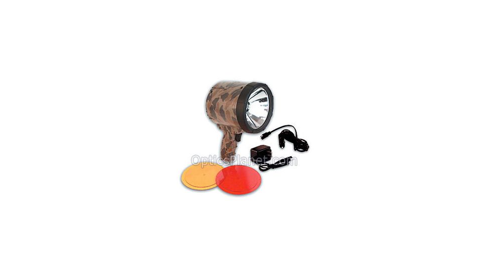 Optronics Illuma-Light 2,000,000 CP Rechargeable Spotlight Camo PR-205R w/ Red and Amber Lenses