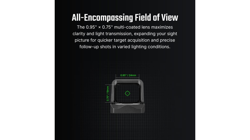 Osight C 3 MOA Reflex Red Dot Sight