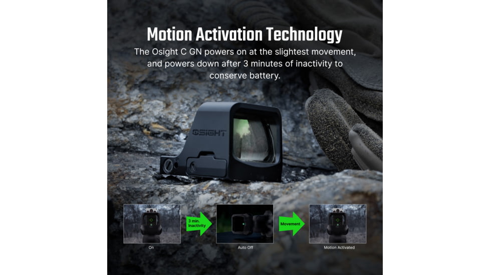Osight C 3 MOA Reflex Red Dot Sight