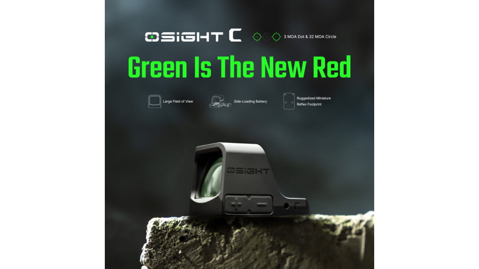 Osight C 3 MOA Reflex Red Dot Sight