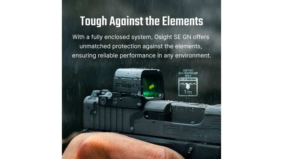 Osight SE 6 MOA Reflex Red Dot Sight w/ Enclosed Optic