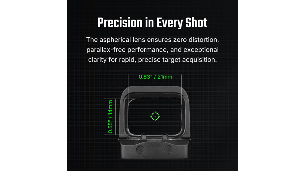Osight SE 6 MOA Reflex Red Dot Sight w/ Enclosed Optic