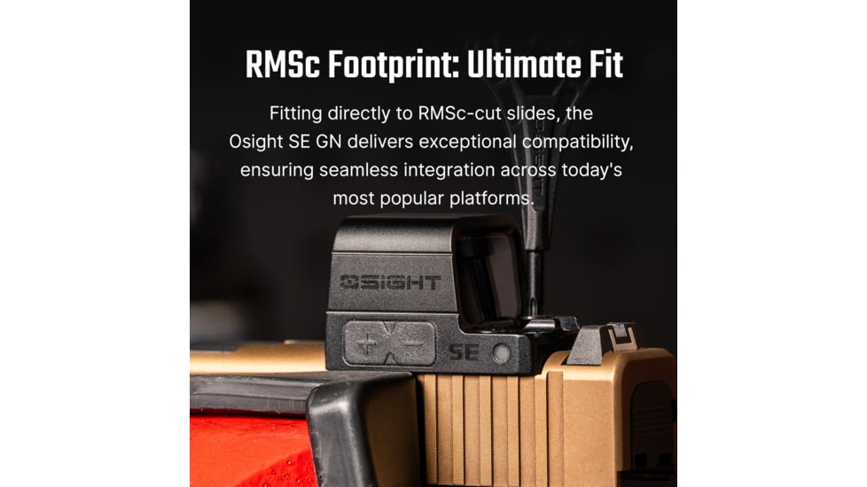Osight SE 6 MOA Reflex Red Dot Sight w/ Enclosed Optic