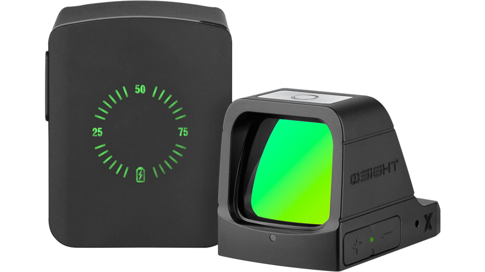Osight X 3 MOA Reflex Red Dot Sight w/ Magnetic USB-C Rechargeable Charging Cover