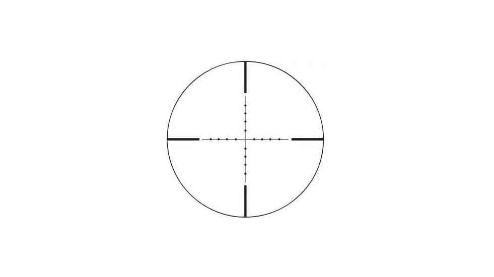 Osprey Global 4x32 MilDot Rifle Scope, 30mm Tube, MilDot Reticle, Black, 4x32MDG