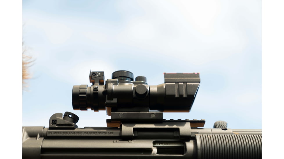 Osprey Global 4x32 MilDot Rifle Scope, 30mm Tube, MilDot Reticle, Black, 4x32MDG