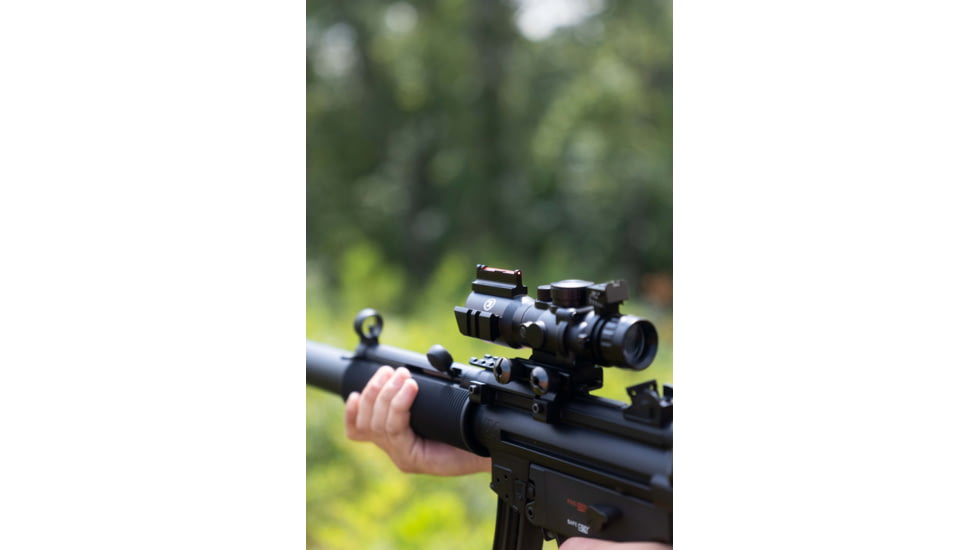 Osprey Global 4x32 MilDot Rifle Scope, 30mm Tube, MilDot Reticle, Black, 4x32MDG