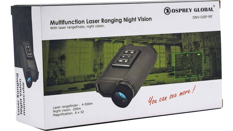 Osprey Global Digital Night Vision Range Finder, Black, DNV-OSP-RF