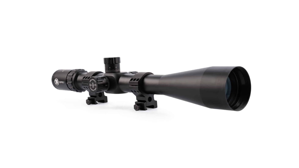 Osprey Global Elite Series 4-40x56mm Rifle Scope, 35mm Tube, First Focal Plane Scope, IL Mil-Dot Reticle, Black, ES4-40X56FFP
