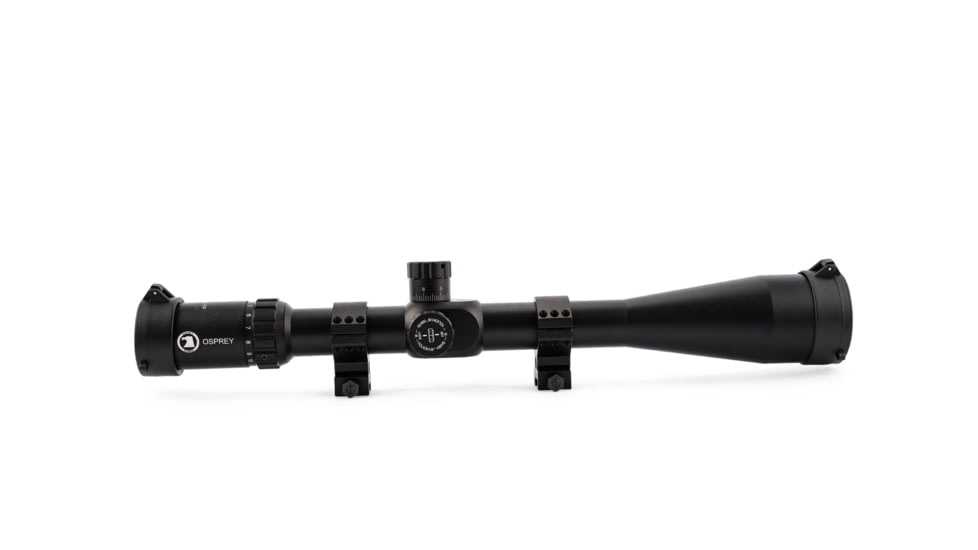 Osprey Global Elite Series 4-40x56mm Rifle Scope, 35mm Tube, First Focal Plane Scope, IL Mil-Dot Reticle, Black, ES4-40X56FFP