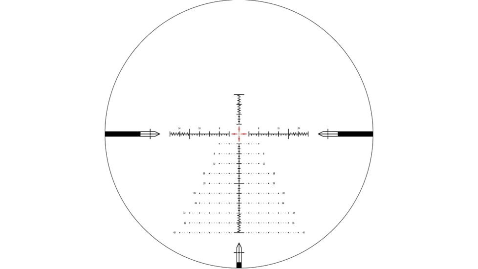 Osprey Global Elite Series 5-25x56mm 34mm Tube Rifle Scope, First Focal Plane, 3 Color Illuminated Christmas Tree Reticle, Black, ES5-25x56FFP