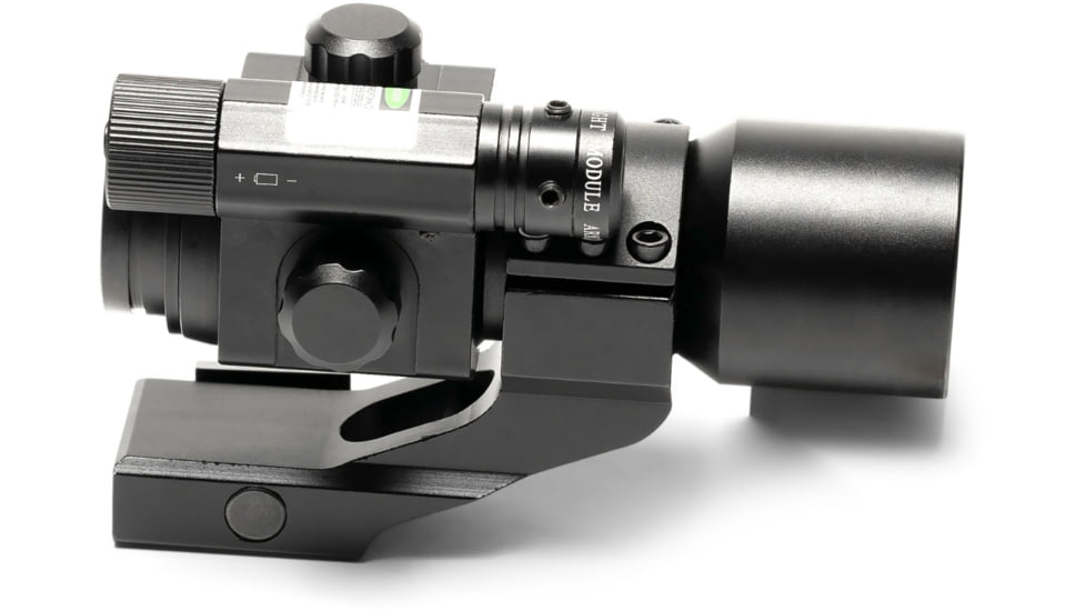 Osprey Global 1x30mm Reflex Red Dot Sight w/Green Laser, 5 MOA Red Dot, Black, OSP-RD-FO-GL