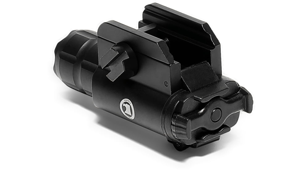 Osprey Global 600 Lumens LED Tactical Pistol Weapon Light, Lithium Metal/CR123A, Black, FL-OSP-600L