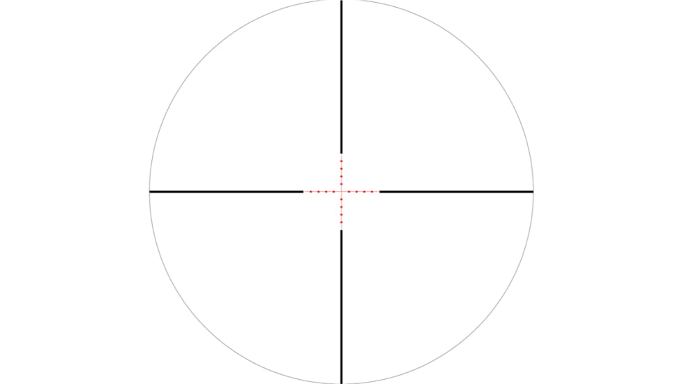 Osprey Global Standard 3-9x40mm LPVO 1in Tube Rifle Scope, MilDot Reticle, Silver, SDS3-9X40MDG
