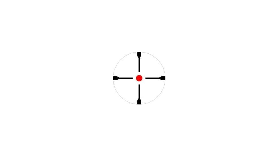 Osprey Global Tactical 1-4x24 LPVO Rifle Scope, 30mm Tube, MilDot Reticle, Black, 1-4X24MDG