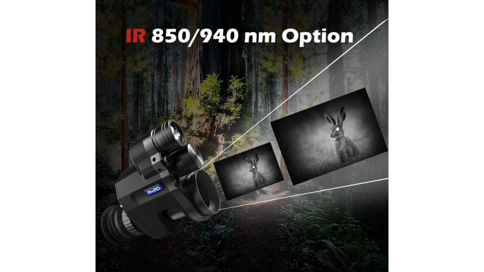 Pard NV007V Night Vision Clip On 4-14x16mm Scope, 850nm, 1024x768, OLED, Black, NV007V - 16mm / 850nm