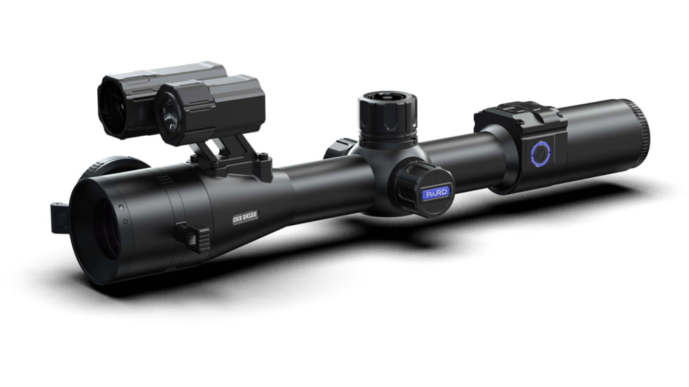 PARD Optics DS35 Day and Night Vision Rifle Scope, Laser Range Finder, 5.6x70mm, 940nm IR, 2560x1440 px, Multiple Reticles, Black, DS35-70RF-940