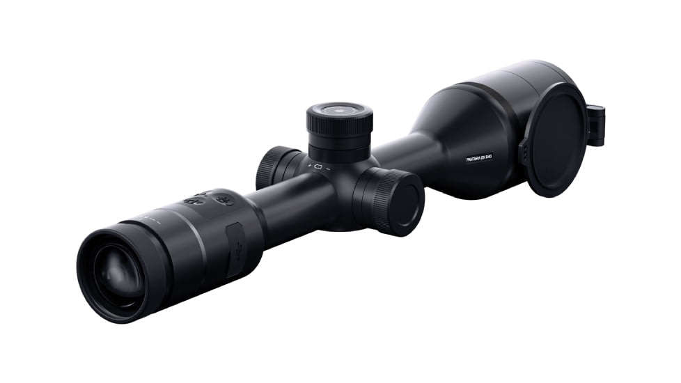 PARD Optics Pantera eX 640 3.7x50mm Thermal Rifle Scope w/LRF, 50Hz, 640x512, Black, PAE6-50/LRF