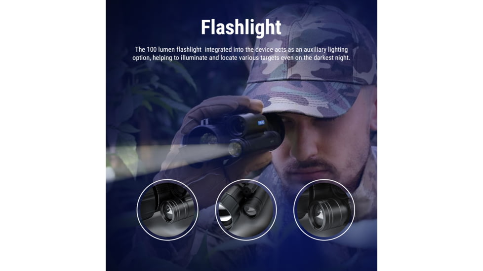 PARD Optics SA62 Thermal Imaging 1-4x45mm Rifle Scope w/LRF, OLED, 640x480, 30Hz, Black, SA62-45 w/LRF