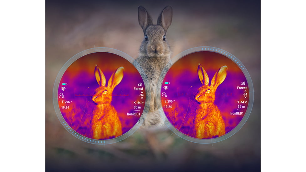 PARD Optics TS34 Thermal Imaging Rifle Scope, 4.7x45mm, 384x288, Multiple Reticles, Black, TS34-45