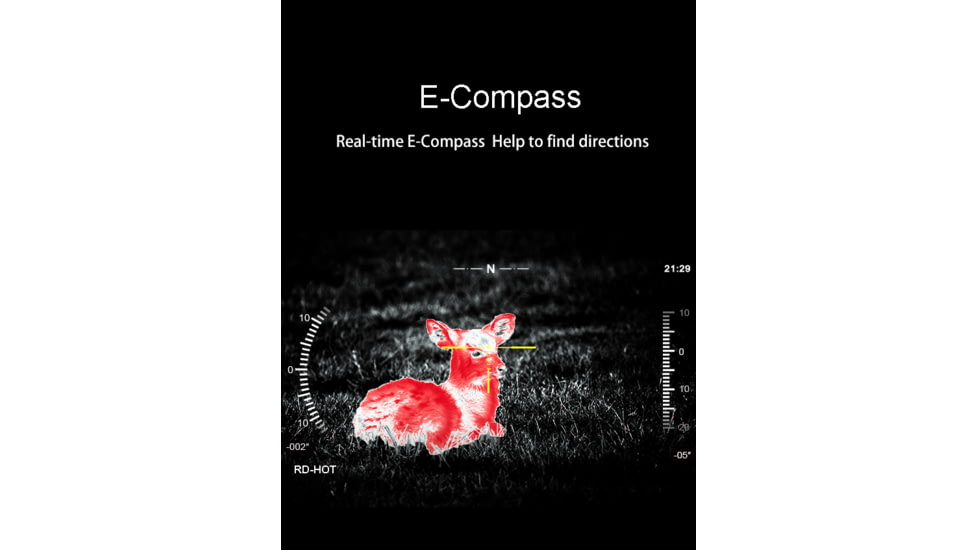 Pard SA 35 Thermal Scope, 3.2-12.8x, Laser Range Finder, 1024x768, Black, SA-32-LRF