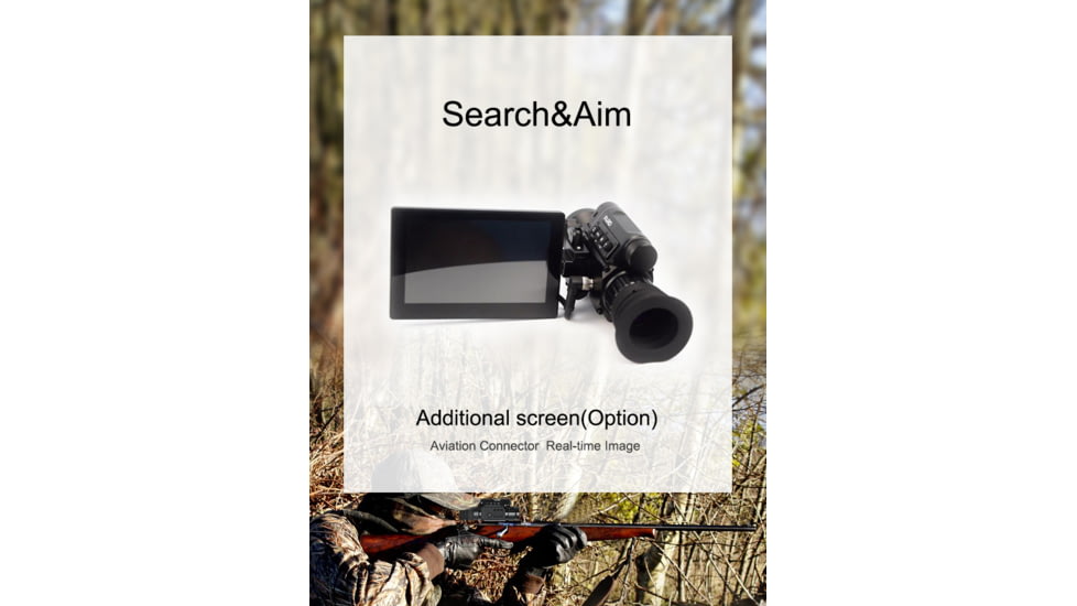 Pard SA 35 Thermal Scope, 3.2-12.8x, Laser Range Finder, 1024x768, Black, SA-32-LRF