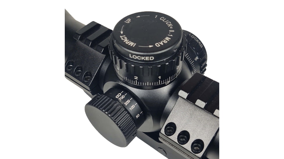 Patriot Optics Acquisition Rifle Scope, 3.5-25x56mm, 35mm, Second Focal Plane, Etched Glass Reticle, Anodized Black, PO-S-3.5-25x56mmA