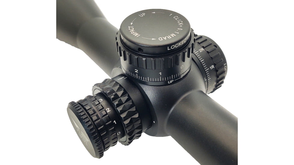 Patriot Optics Hunter 4-20x50mm Rifle Scope, 30mm Tube, First Focal Plane, Matte Black, 4-20x50mm, PO-S-4-20x50mmFFP