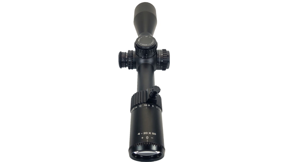 Patriot Optics Hunter 4-20x50mm Rifle Scope, 30mm Tube, First Focal Plane, Matte Black, 4-20x50mm, PO-S-4-20x50mmFFP