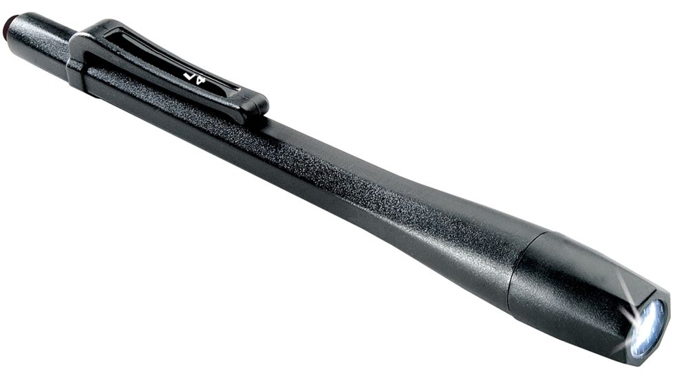 Pelican 1830 L4 LED 8 Lumens Flashlight w/AAA Batteries, Black