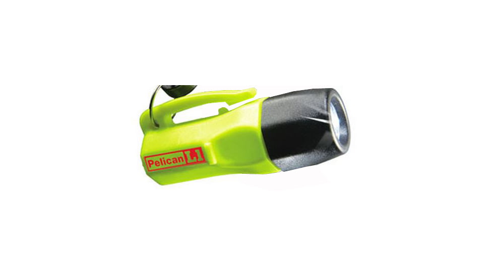 Pelican 1930T L1 LED Flashlight,12 Lumens,No Lanyard,Yellow 1930-130-245
