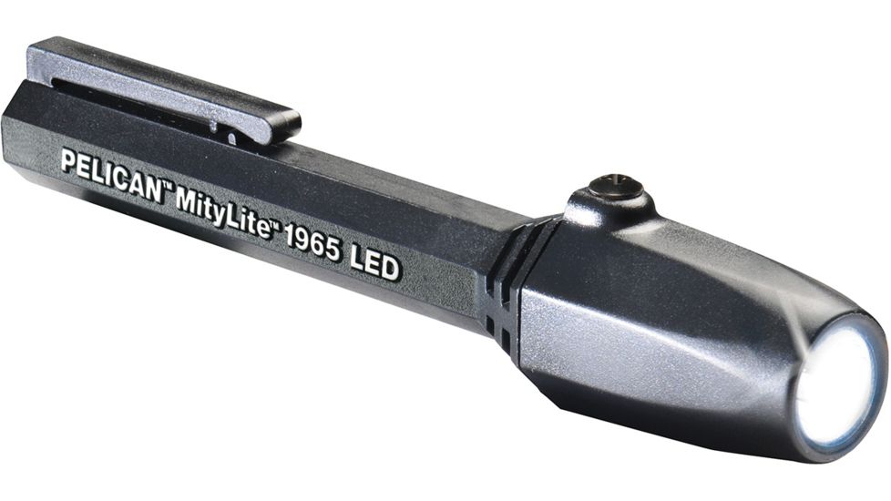 Pelican 1965C MityLite LED Flashlight, 34 Lumens, Black, 1965-015-110