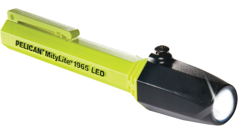 Pelican 1965C MityLite LED Flashlight, 34 Lumens, Yellow, 1965-014-245