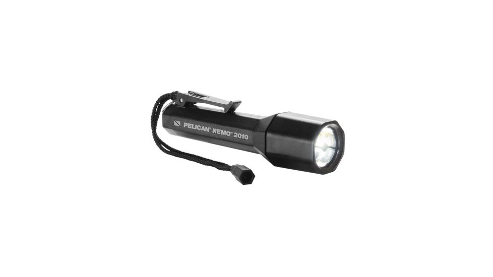 Pelican 2010N Nemo LED Flashlight, 161 Lumens, Black, 2010-019-117