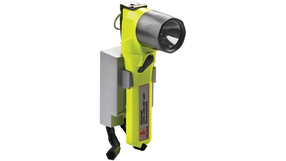 Pelican Little Ed 3660 Rechargeable Flashlight, with Battery Pack, Yellow, 3660-014-245