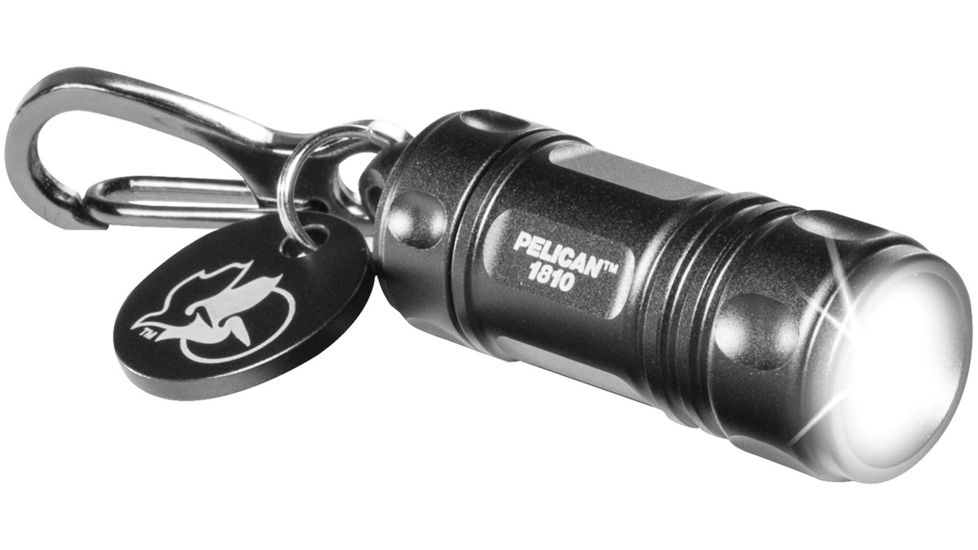 Pelican Progear 1810C LED Keychain Flashlight, Black, 018100-0100-110