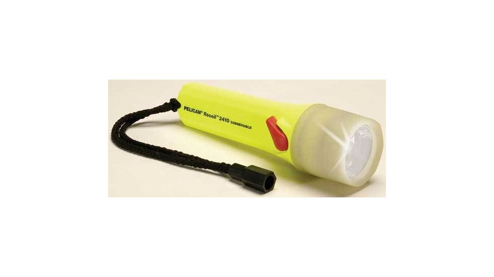 Pelican StealthLite Recoil LED 2410PL Flashlight w/ Photo Luminescent Shroud