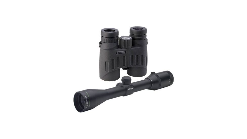 Pentax Gameseeker Essential Optics Outfit - Gameseeker 4-12x40 Rifle Scope &amp; DCF 10x42 Binoculars Rifle scope
