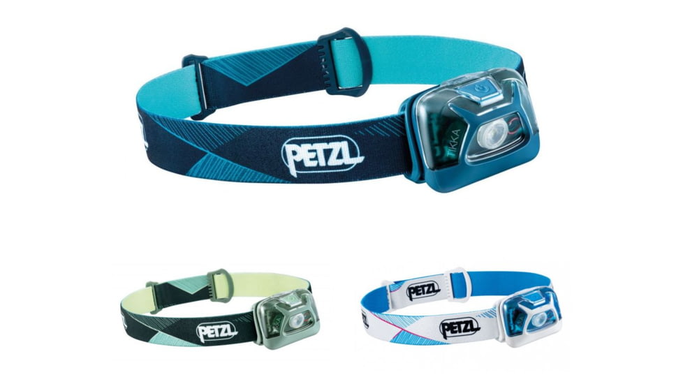 Petzl Tikka Headlamp, Blue, Green, White