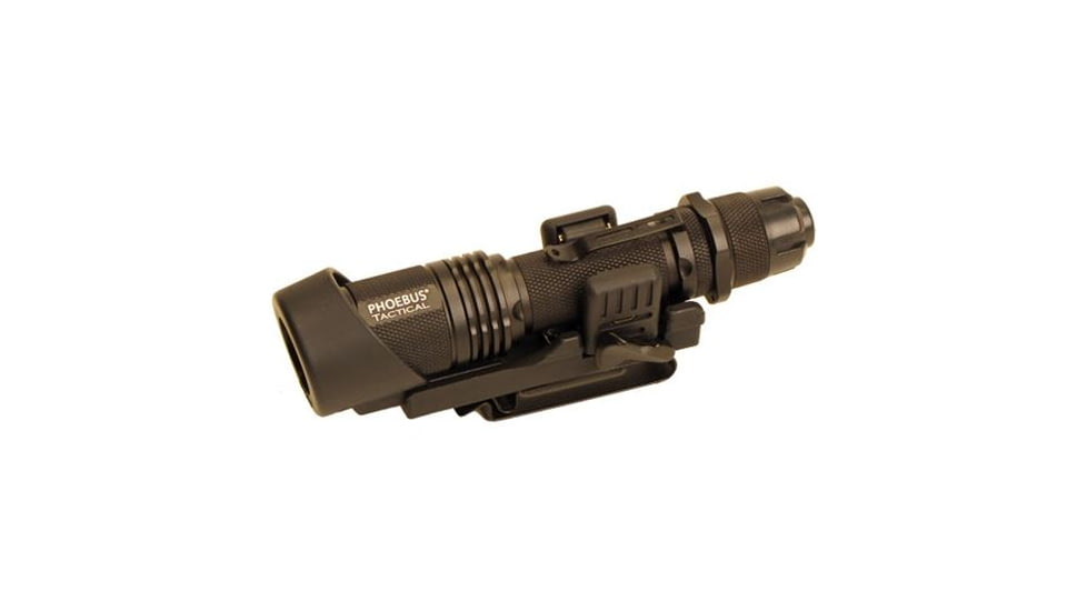 Phoebus Tactical Quick Release Rotating Fast Holster Flashlight, Black, Medium PFH-6/37