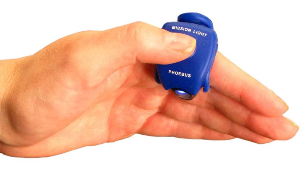 Phoebus Tactical ML-1 LED Mission Light Finger Flashlight, Blue, Small ML-1/BLU