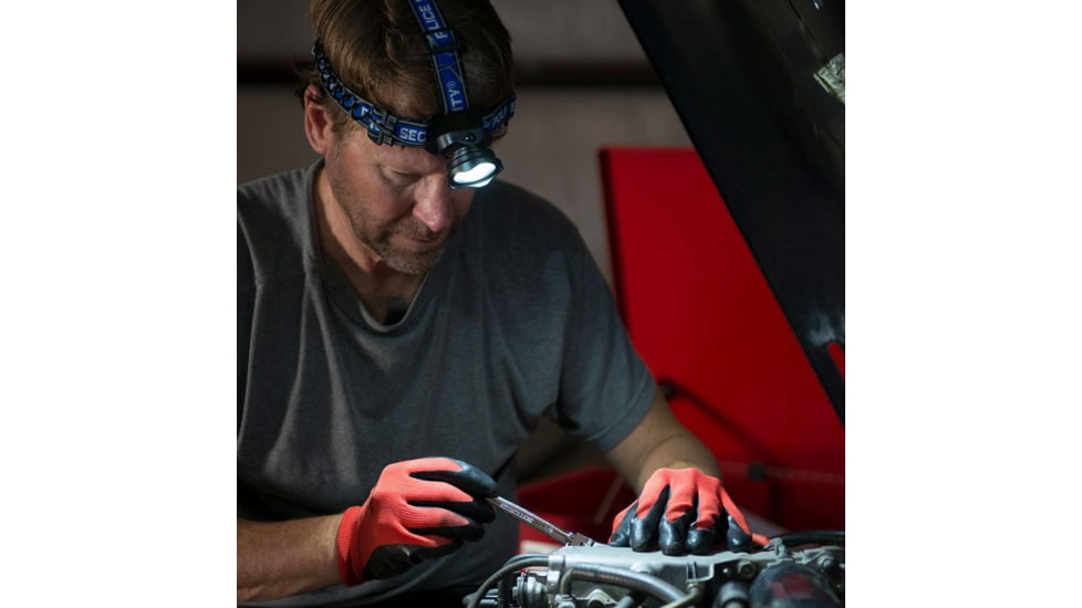 Police Security Flashlights Psf Breakout Headlamp White/ Red 600 Lum 4aaa Batt 3 Modes